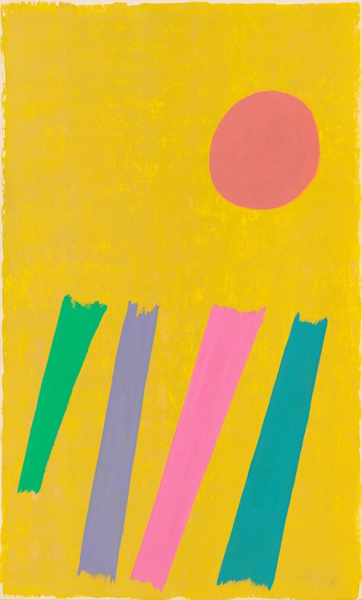 Rose Sun by Jack Bush