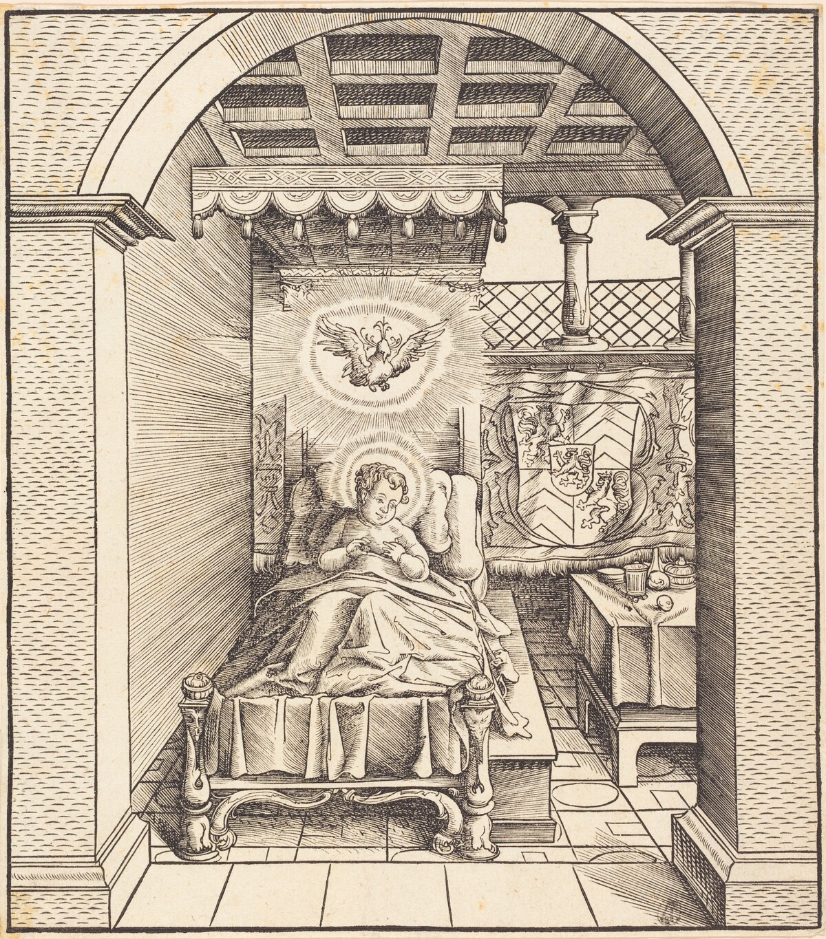Saint Dentalinus by Leonhard Beck