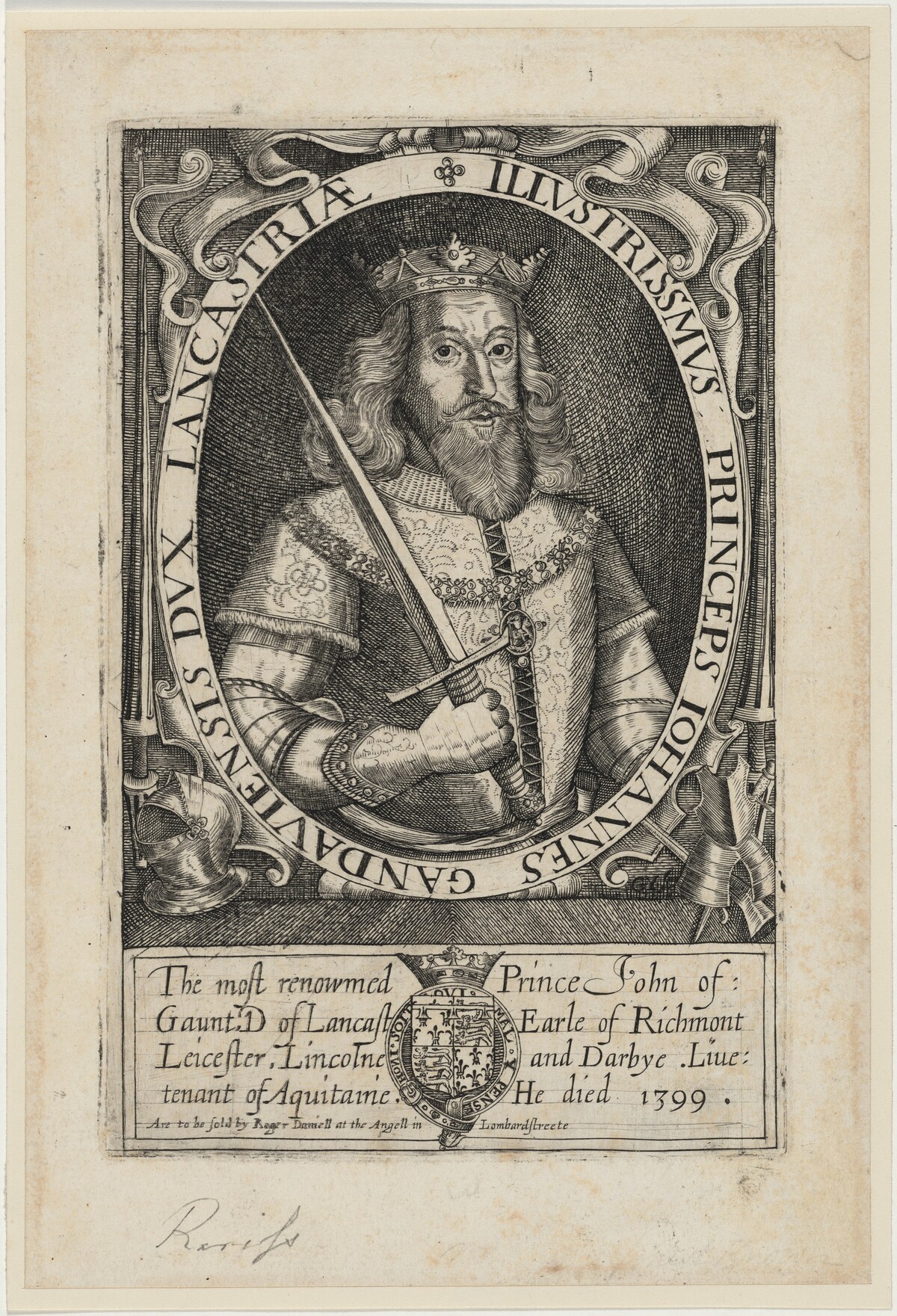 John of Gaunt by Renold Elstrack