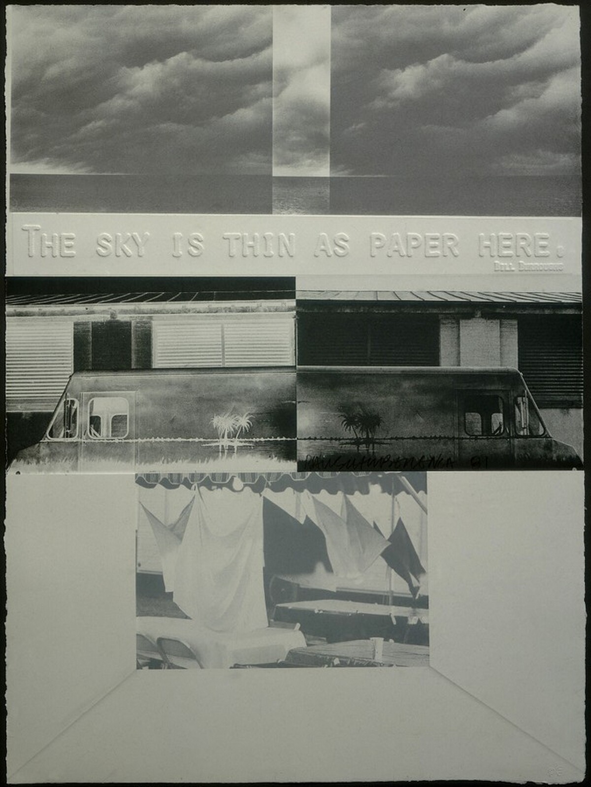 American Pewter with Burroughs I by Robert Rauschenberg