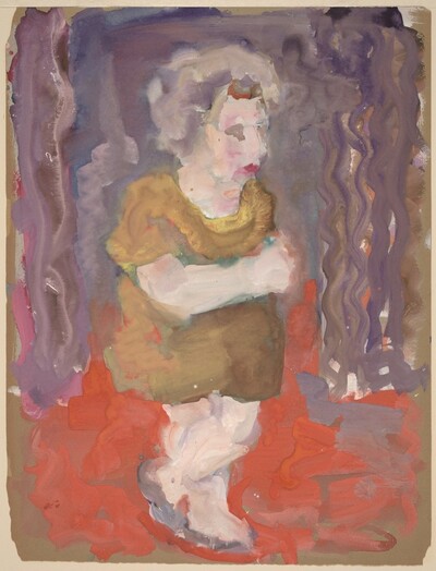 Standing Woman Looking Right