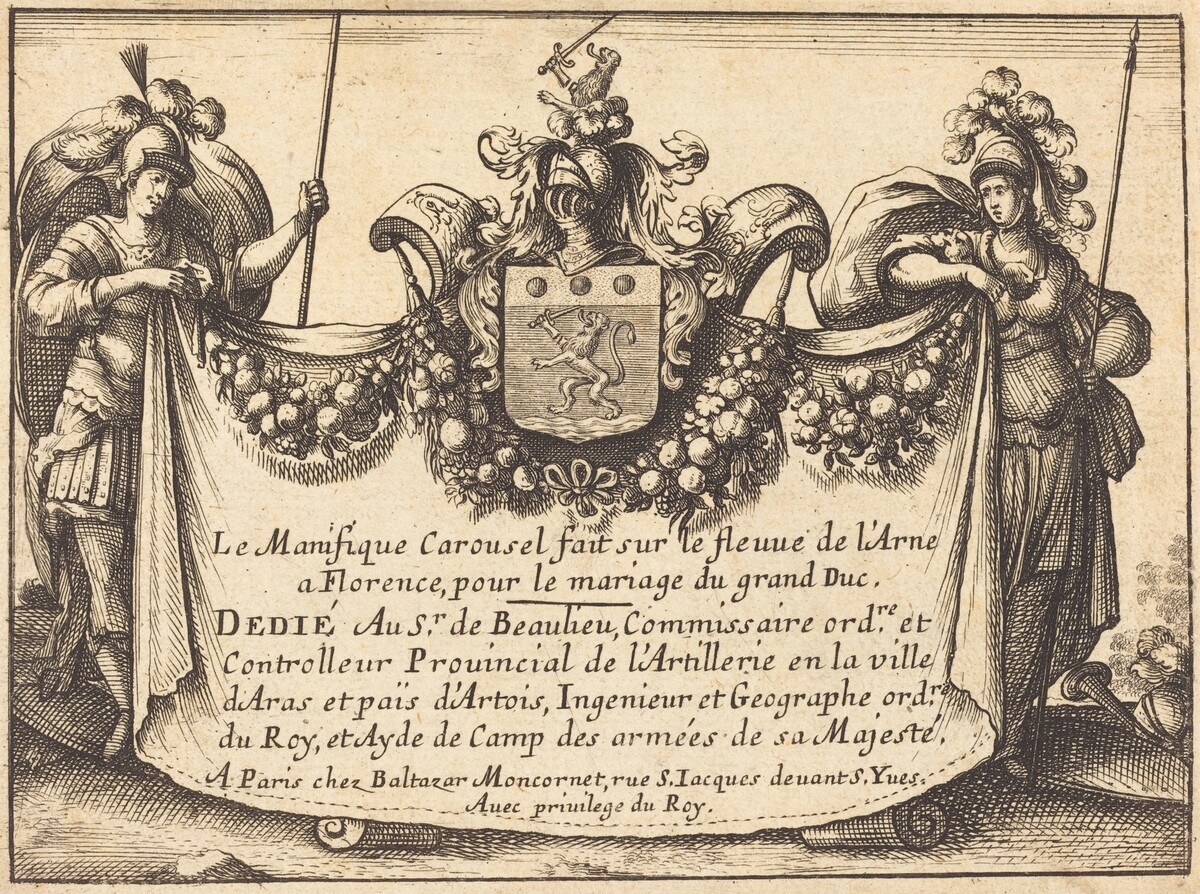 Title Page by Balthasar Moncornet after Remigio Cantagallina