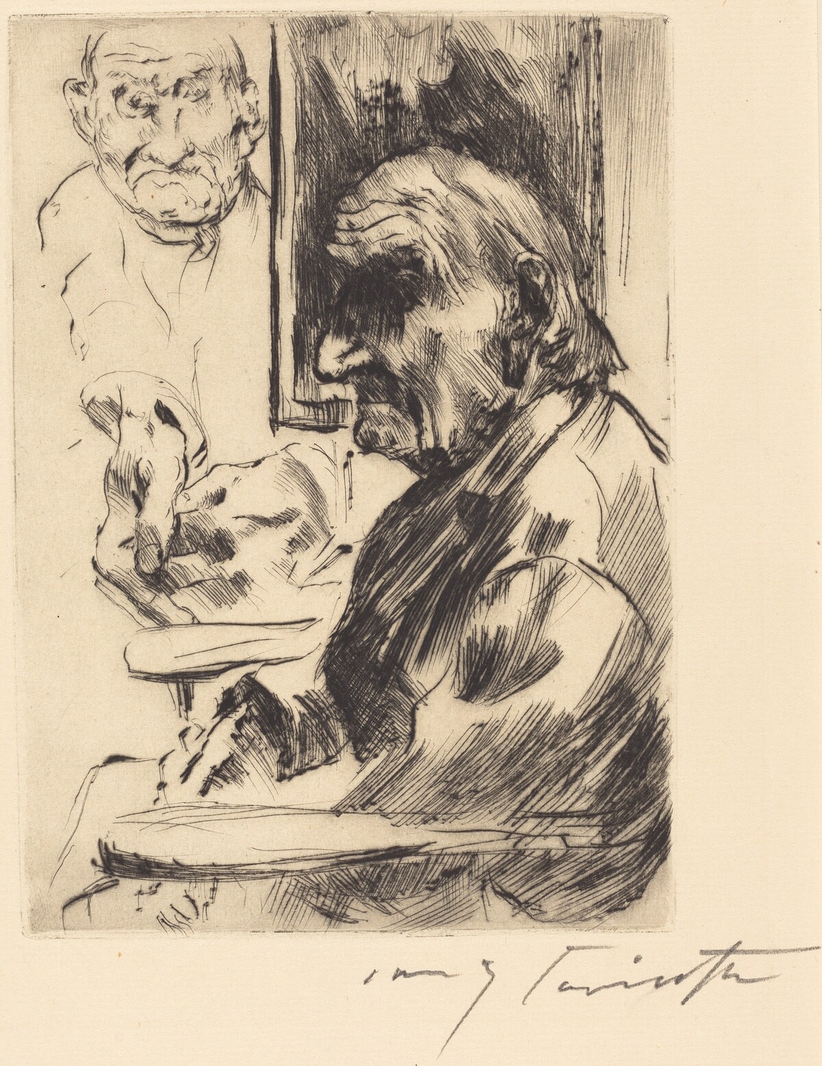 Alter Mann (Old Man) by Lovis Corinth