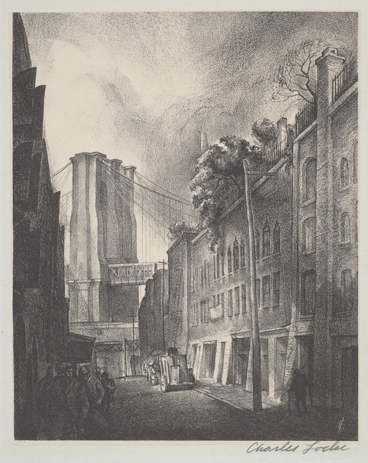 Furman St. North by Charles Wheeler Locke