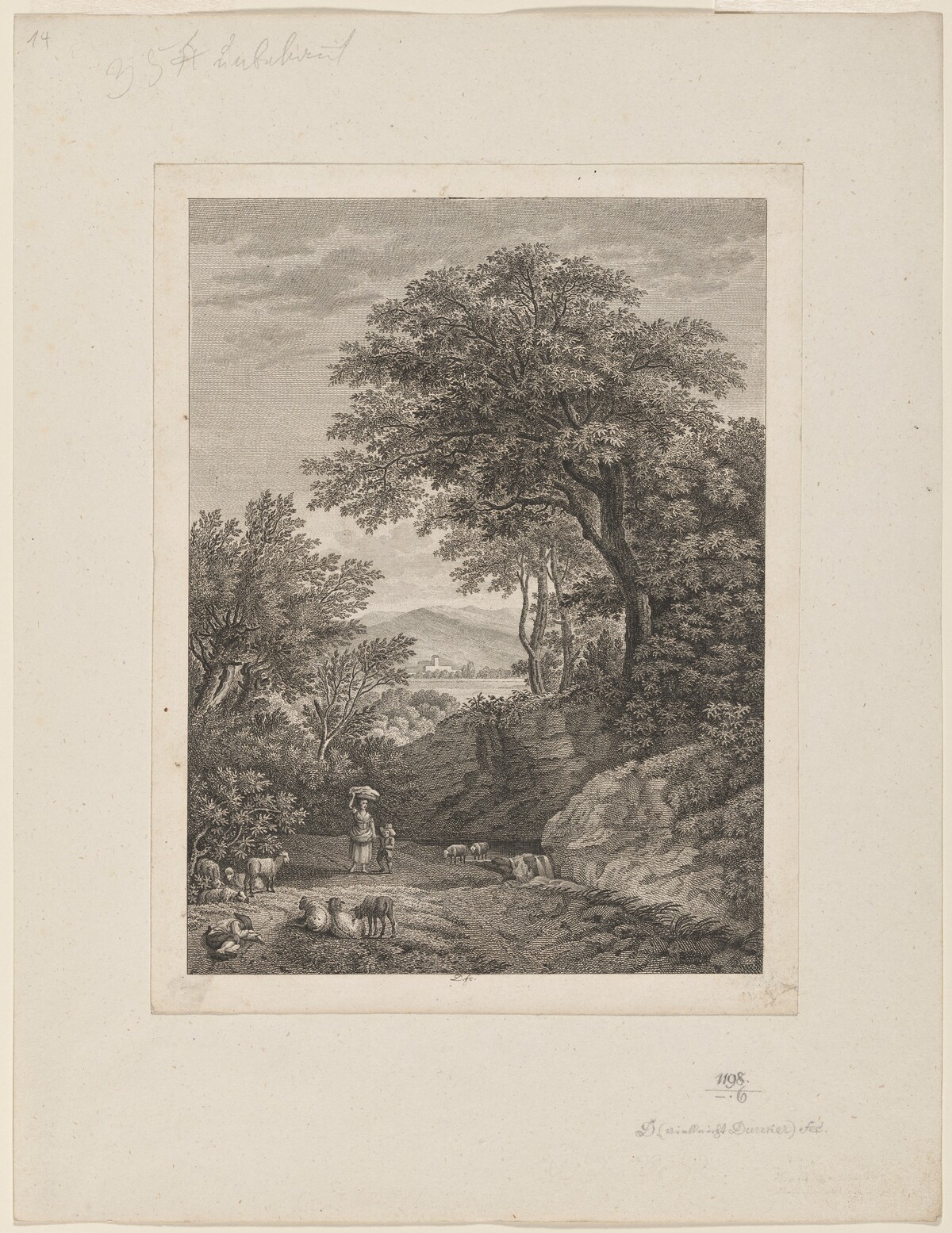 Landscape with Shepherds by Monogrammist D