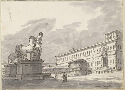 Monte Cavallo, with the Horse Tamers