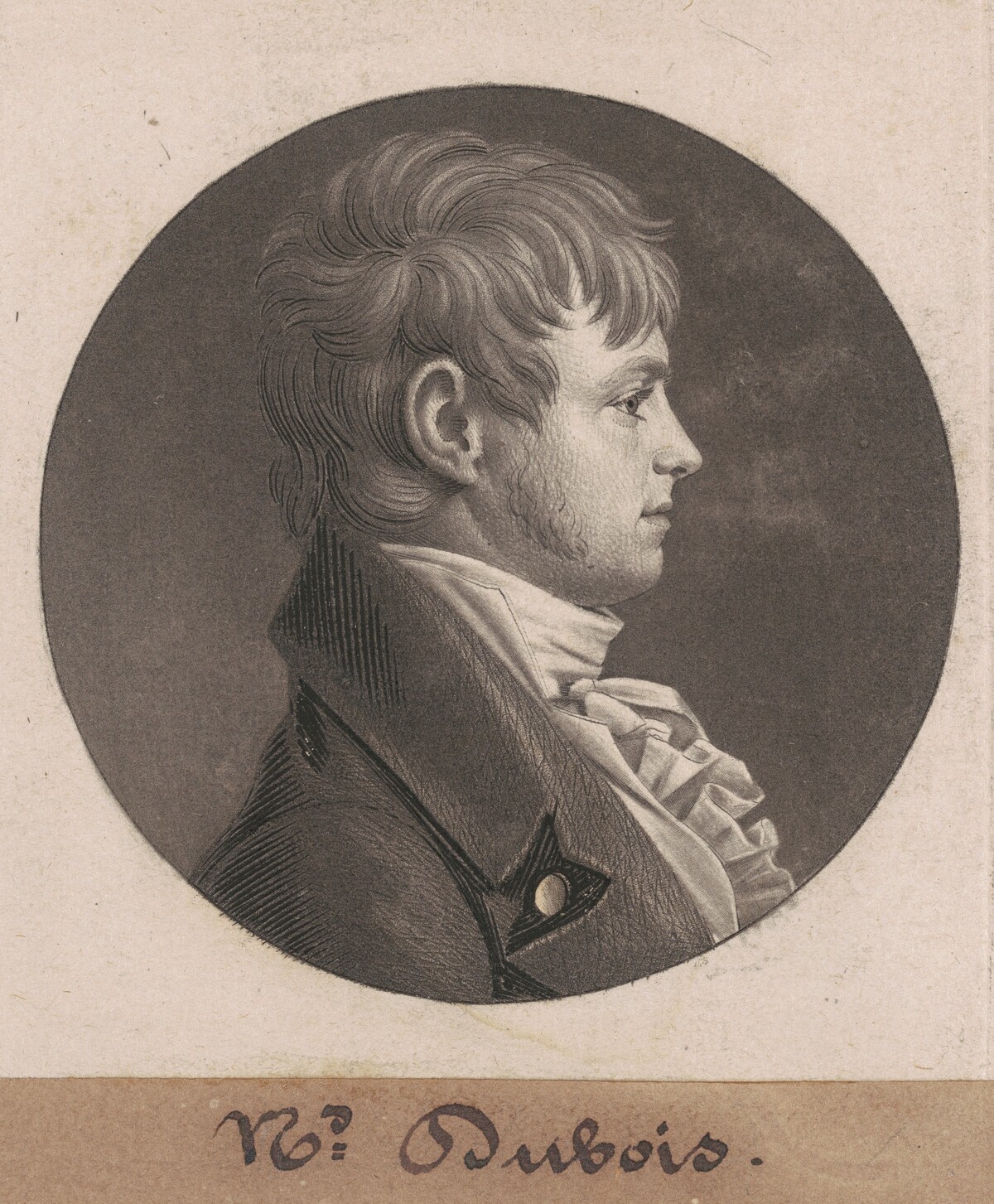 Nicholas DuBois by Charles B. J. Févret de Saint-Mémin