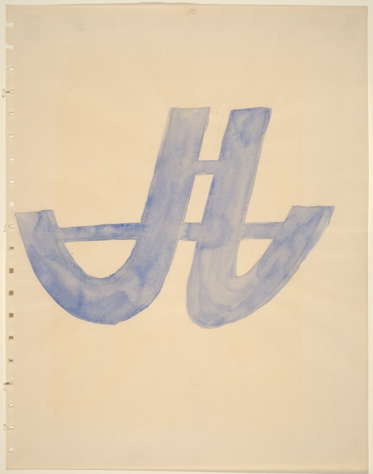Drawing for Cloth Piece by Richard Tuttle