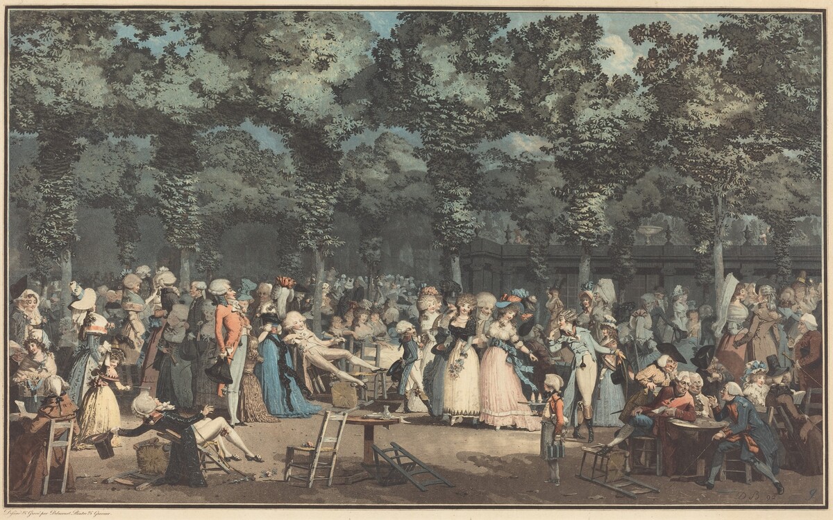 La Promenade Publique by Philibert-Louis Debucourt