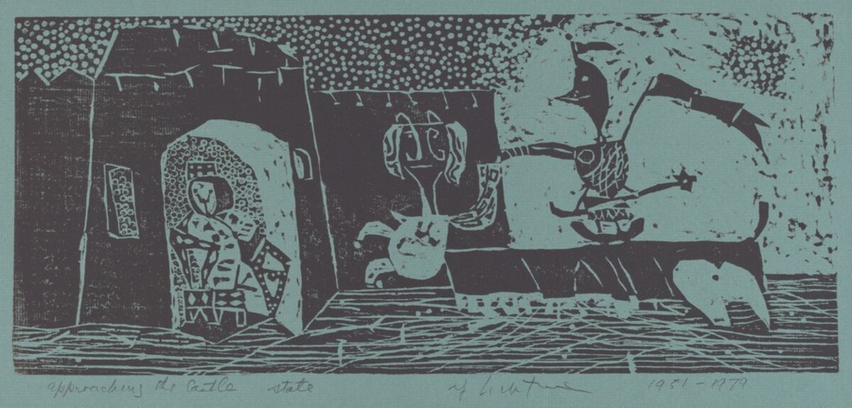 Approaching the Castle by Roy Lichtenstein