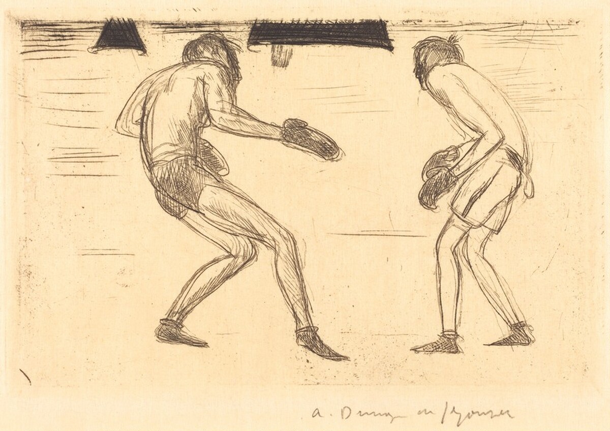 Beginning of Round (Debut de round) by André Dunoyer de Segonzac