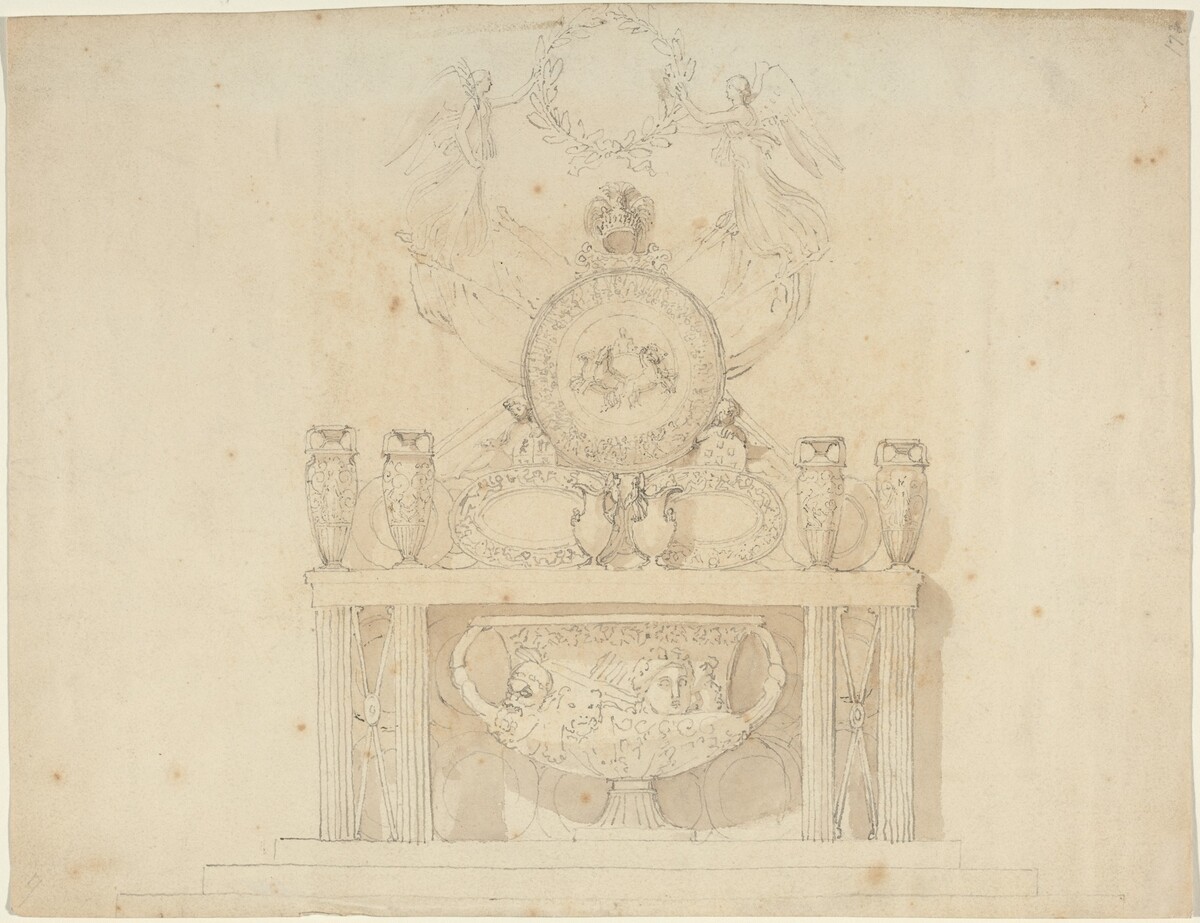 Study for Decorations of Buckingham Palace by John Flaxman