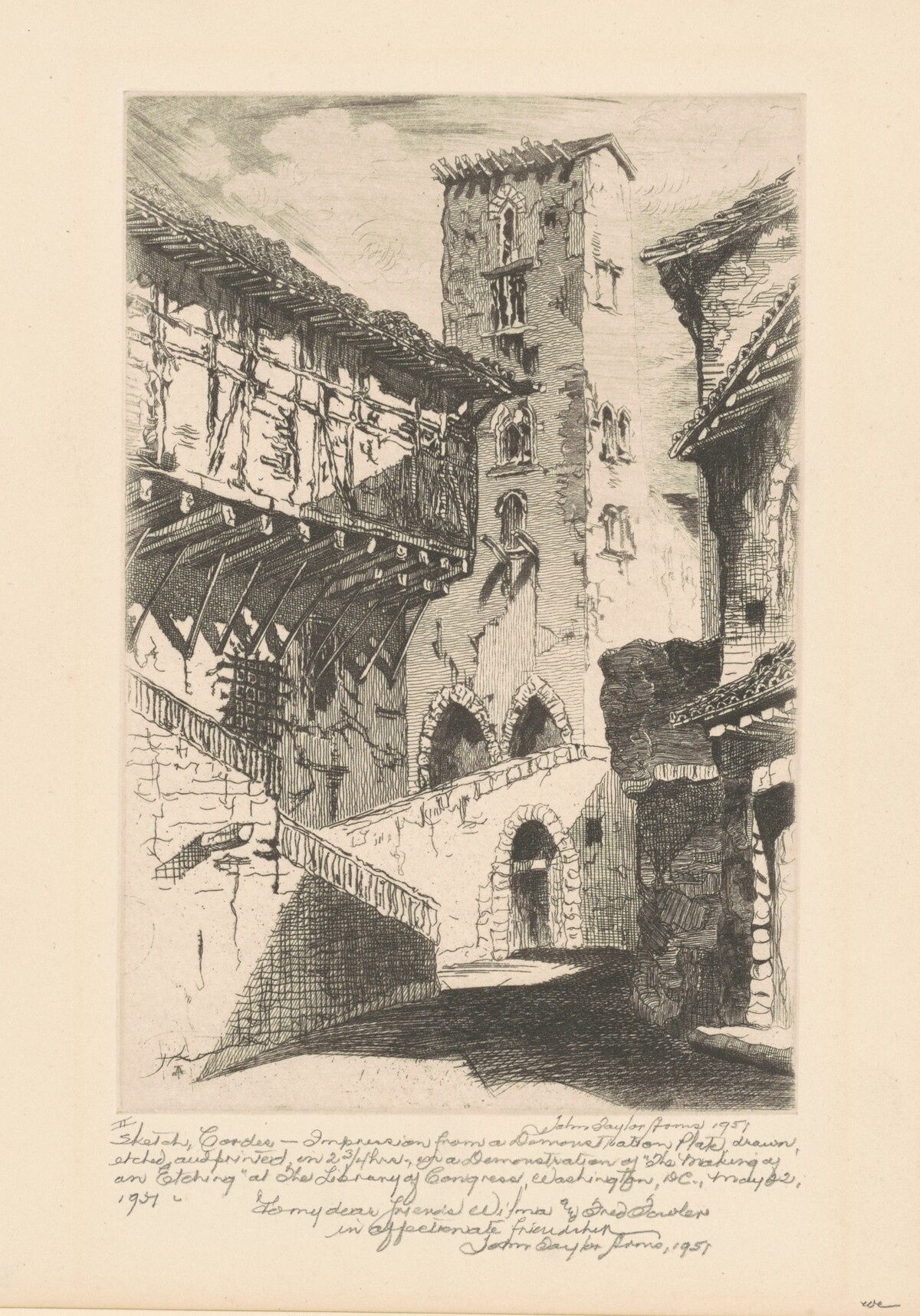 Cordes (Sketch) by John Taylor Arms