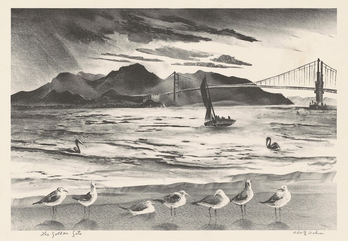 The Golden Gate by Adolf Dehn