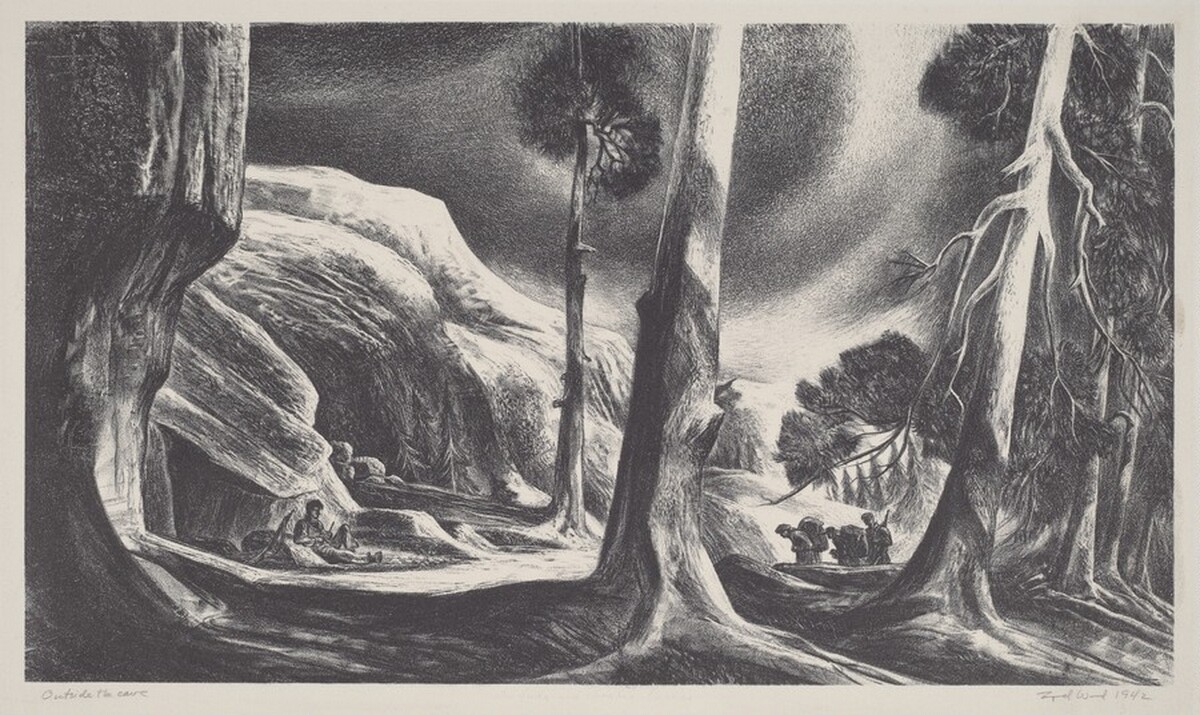 Outside the Cave by Lynd Kendall Ward