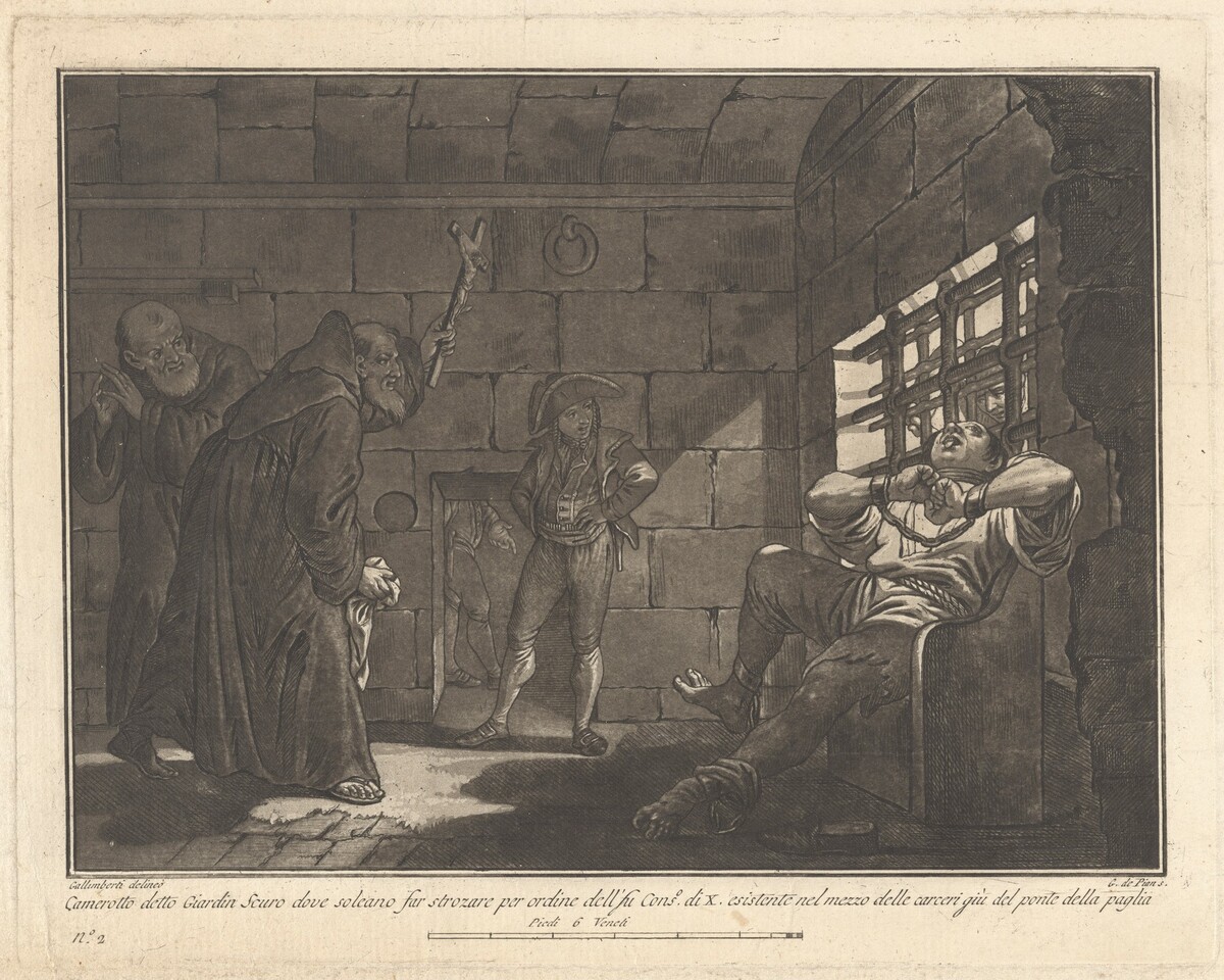 The "Giardin Scuro," for Executions by Strangling by Giovanni De Pian, after Francesco Galimberti