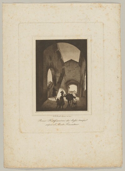 Fortificazioni dei bassi tempi sopra il Ponte Nomentano (Fortifications of the Ponte Nomentano)