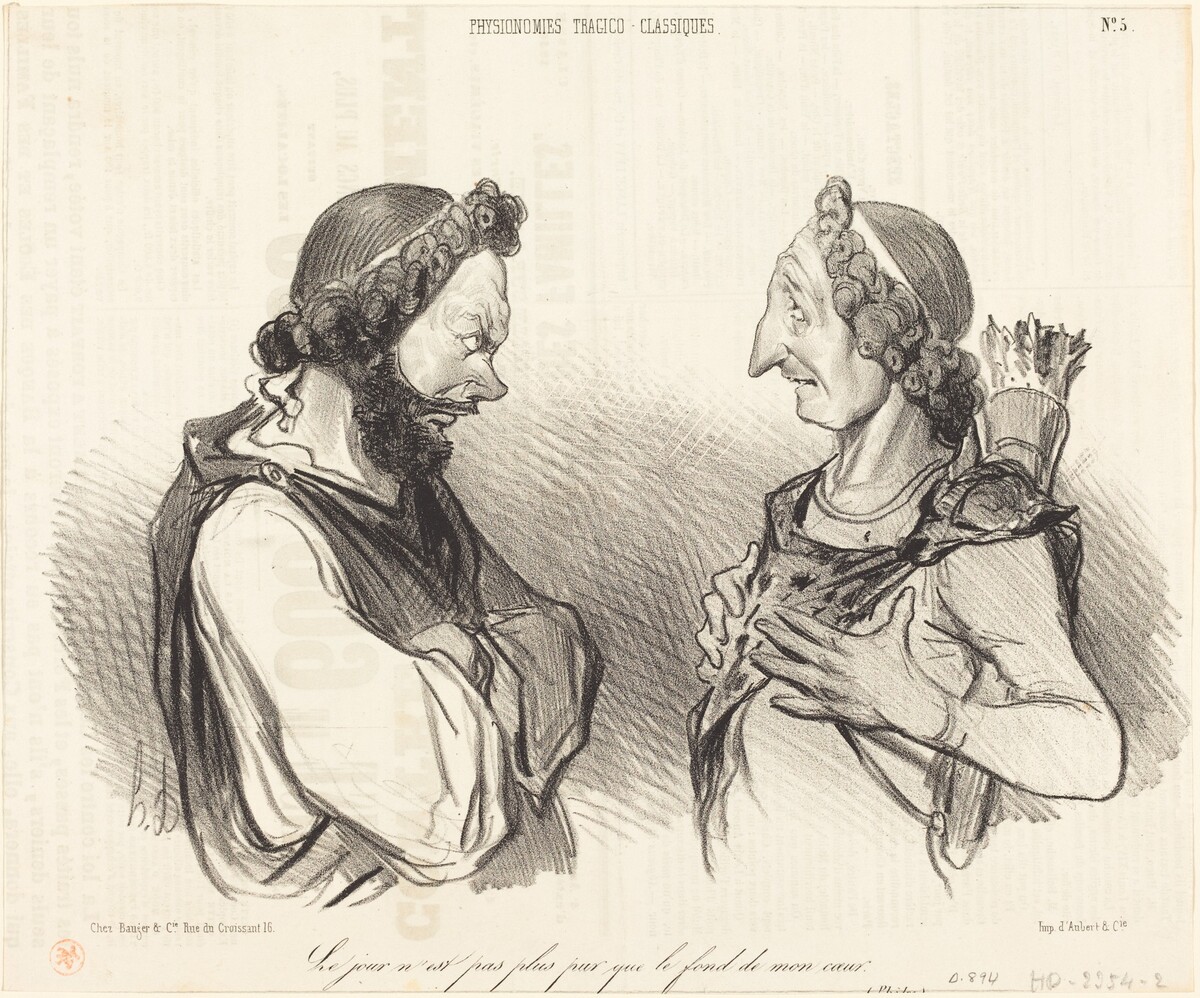 Le Jour n'est pas plus pur... by Honoré Daumier