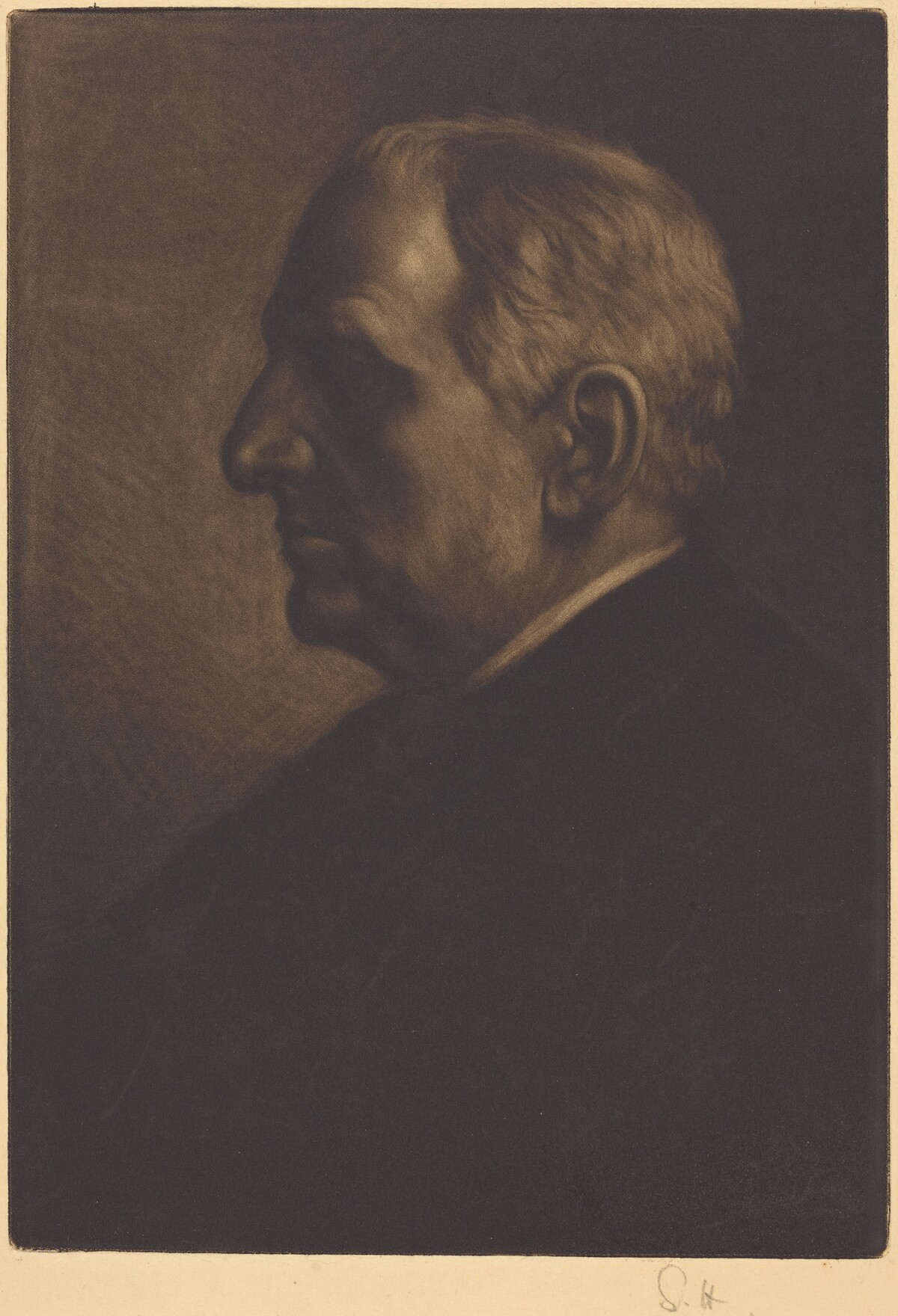 Sir Seymour Haden by Alphonse Legros