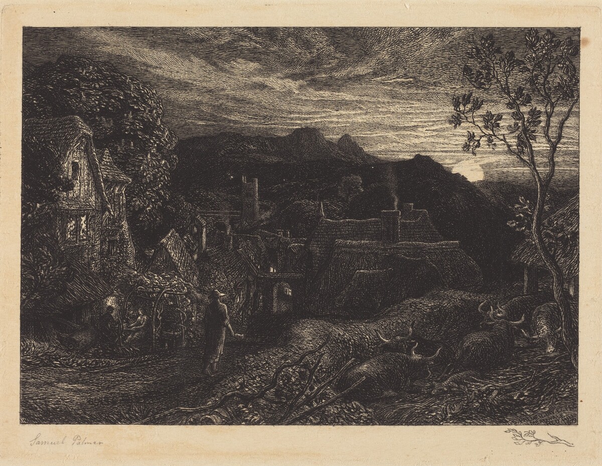 The Bellman by Samuel Palmer