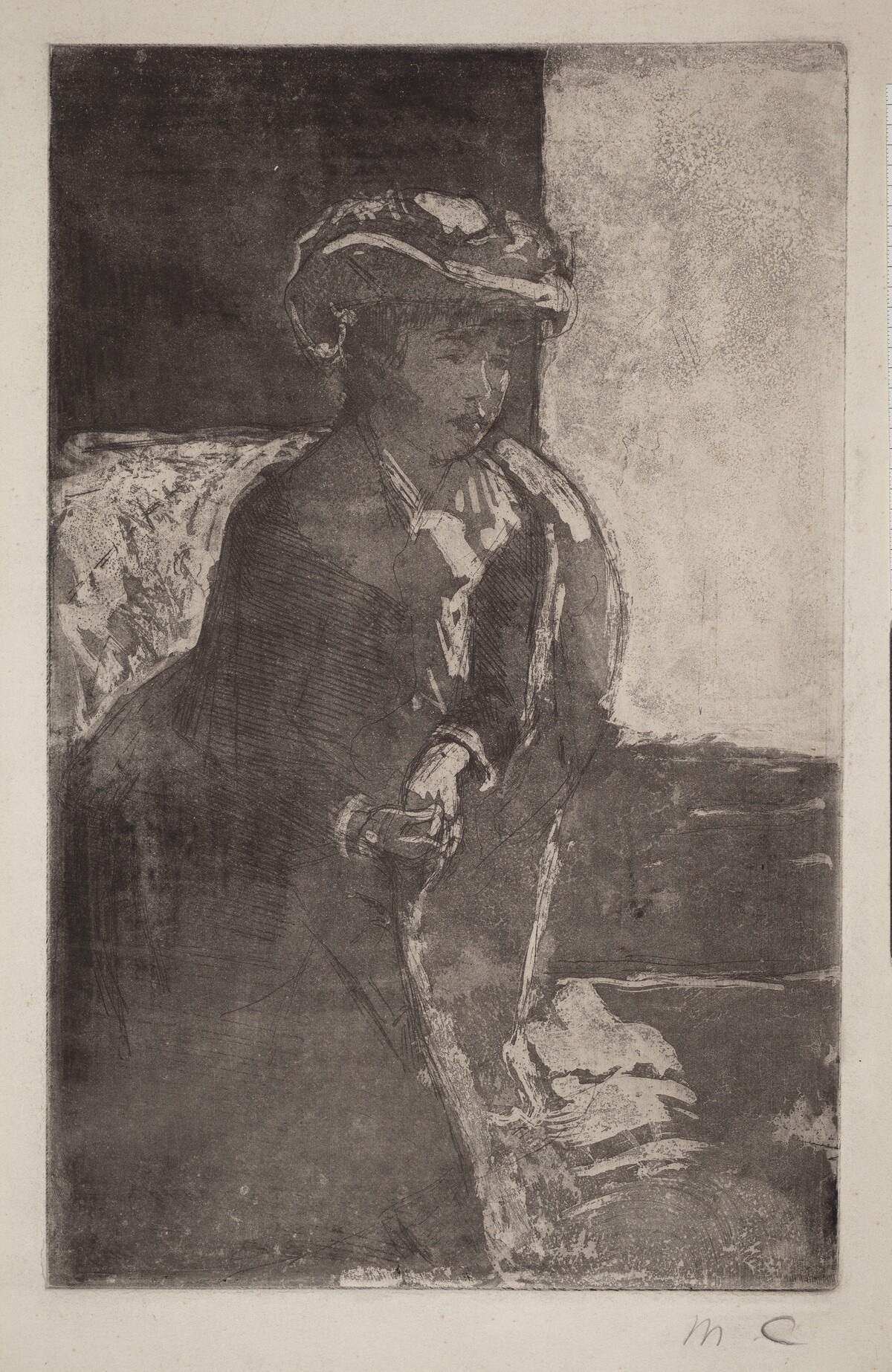The Corner of the Sofa (No. 3) by Mary Cassatt