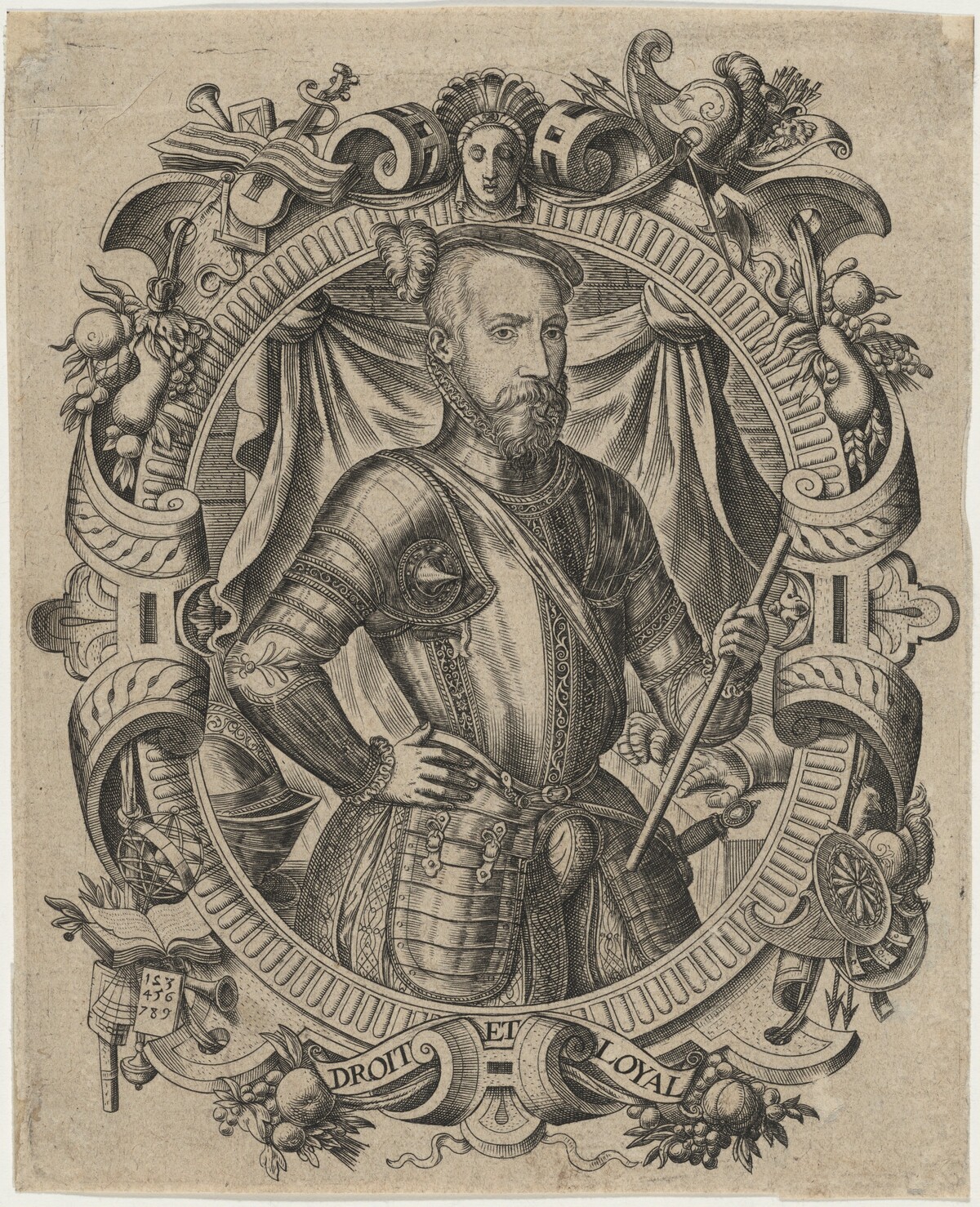 Robert Dudley, Earl of Leicester by Franz Hogenberg