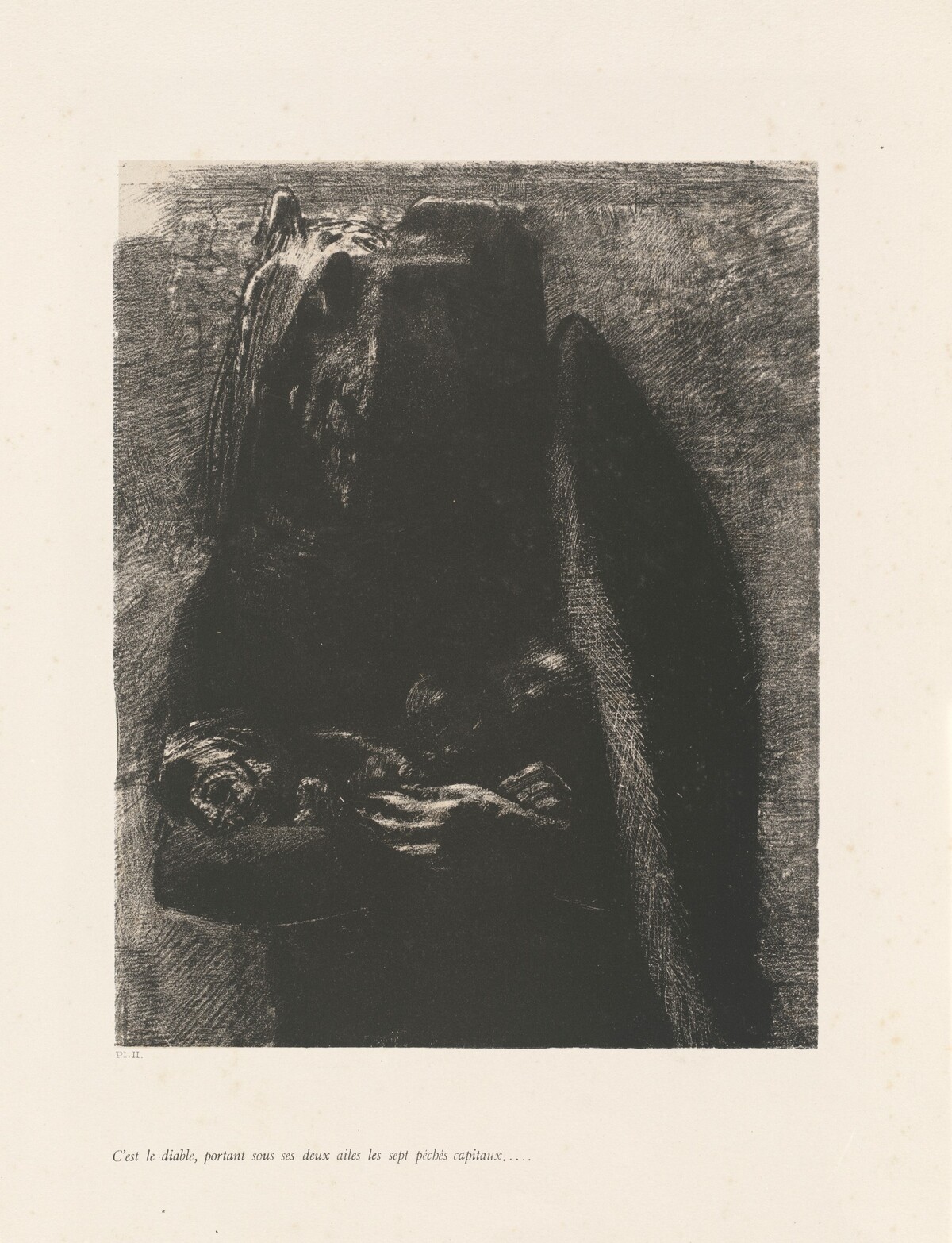 C'est le Diable by Odilon Redon