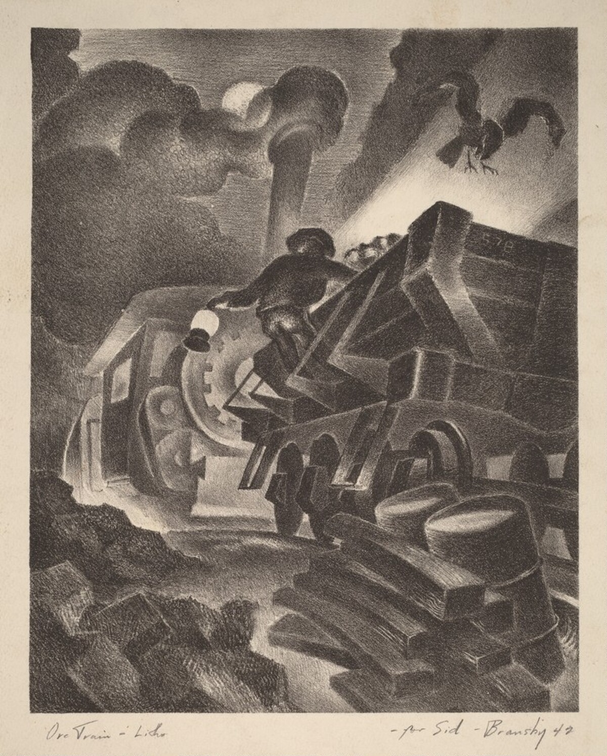 Ore Train by Eric James Bransby