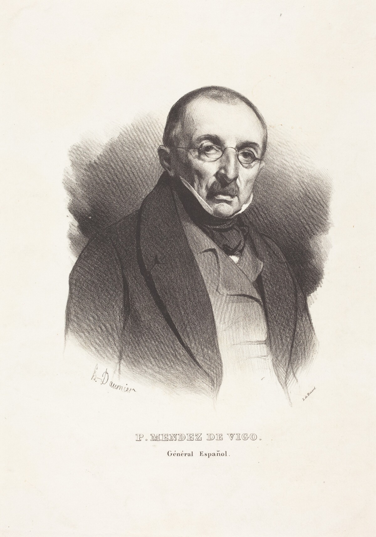 Général P. Mendez Vigo by Honoré Daumier