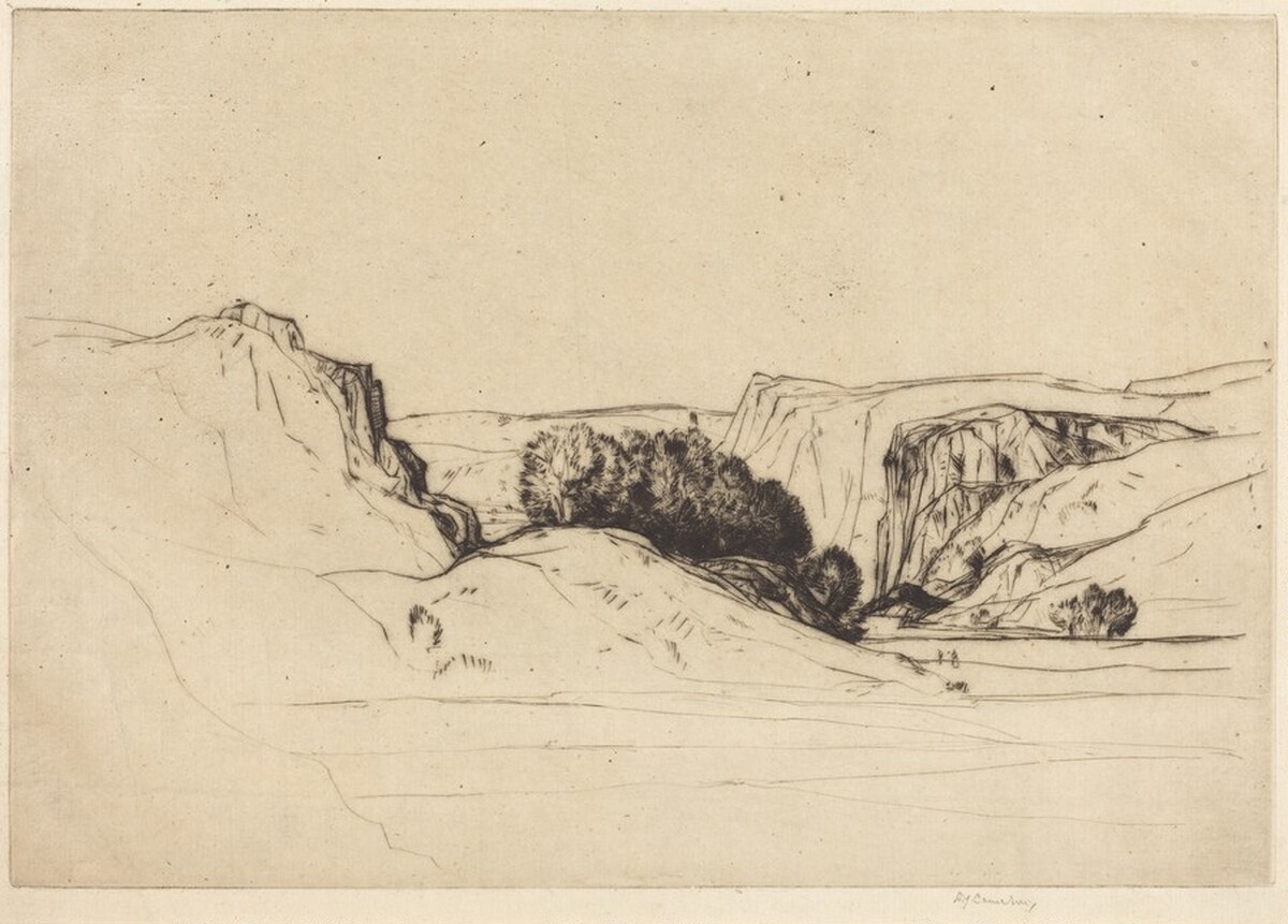 The Valley (or "Glencrutten") by David Young Cameron