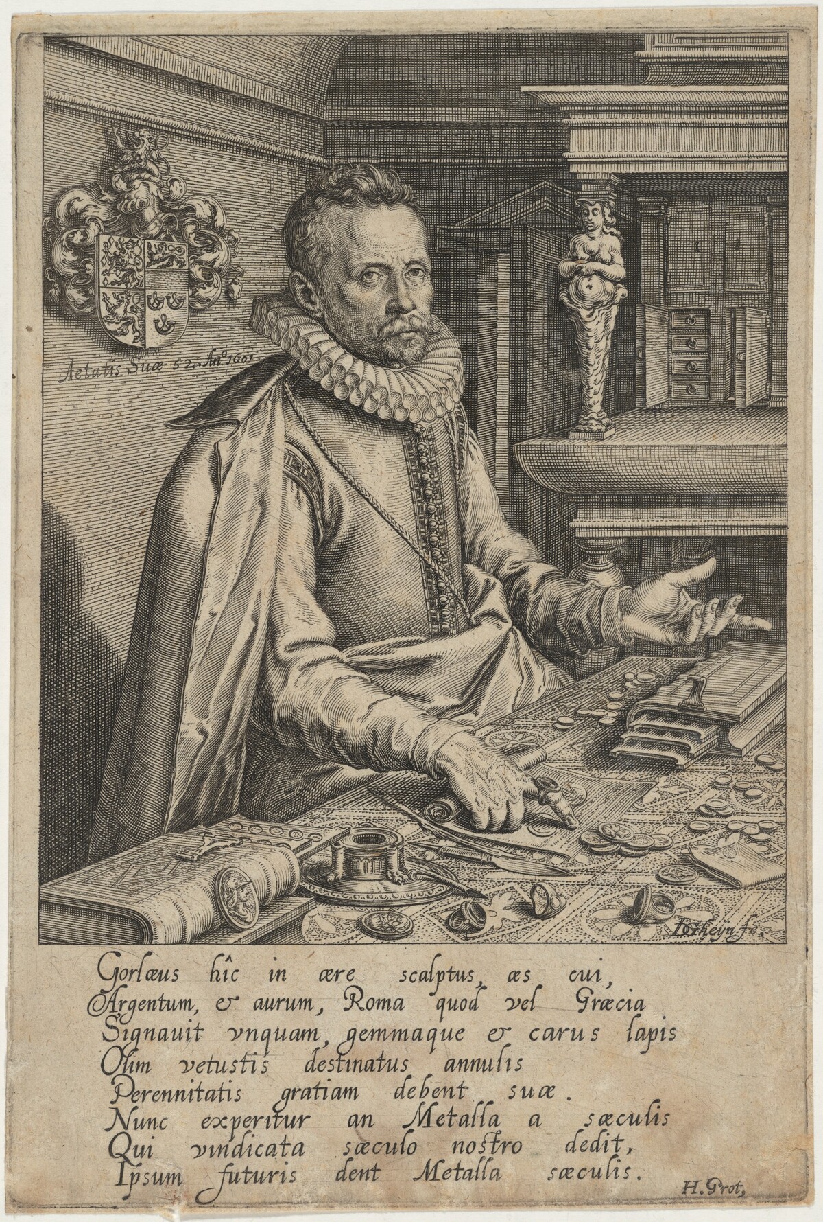 Abraham Gorlaeus by Jacques de Gheyn II