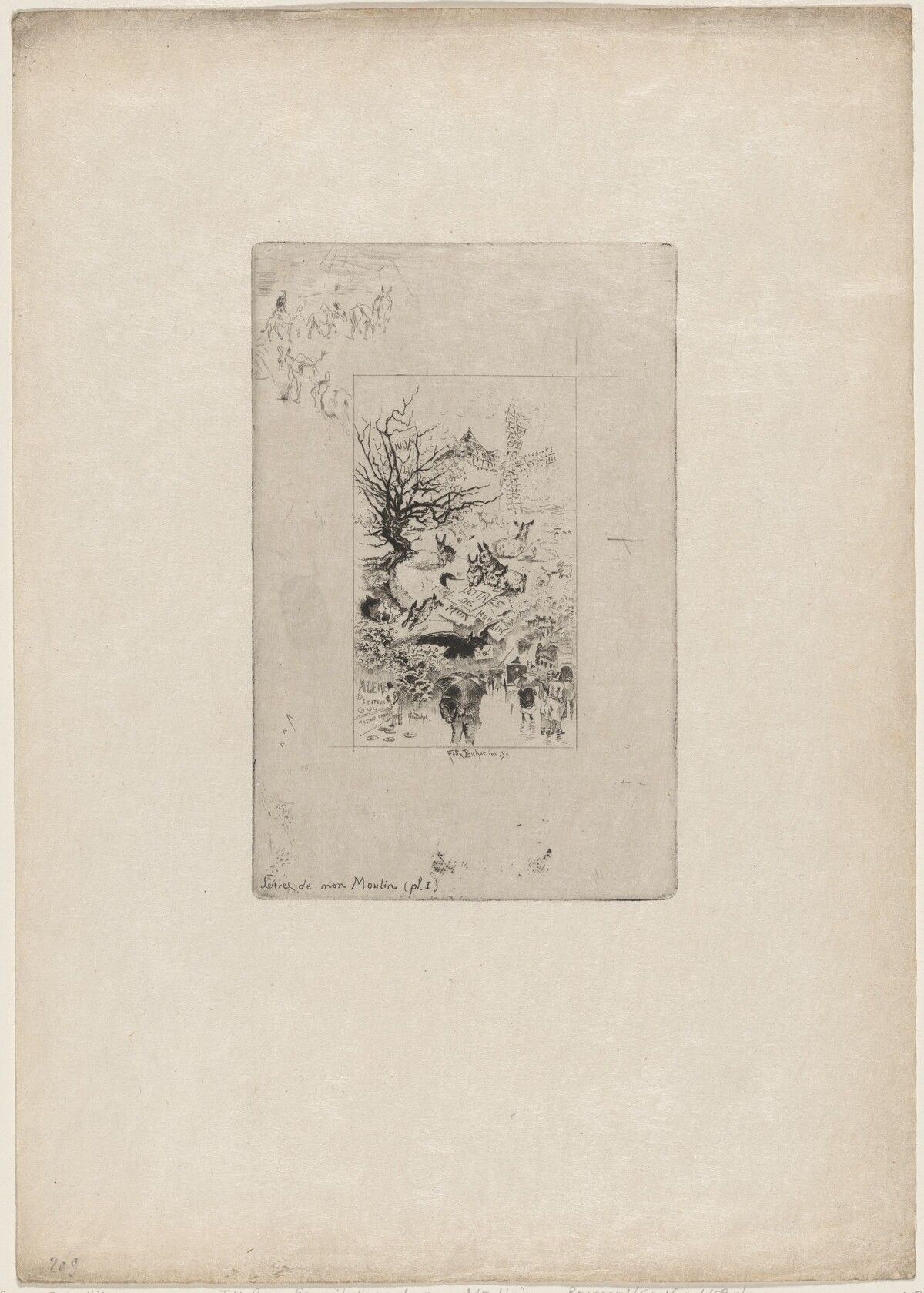 Title Page by Félix-Hilaire Buhot