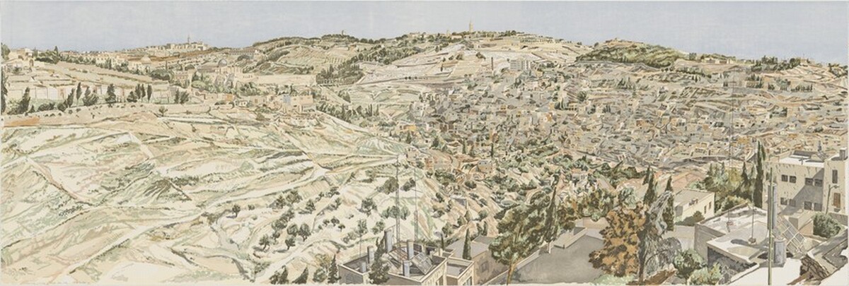 Jerusalem, Kidron Valley by Philip Pearlstein