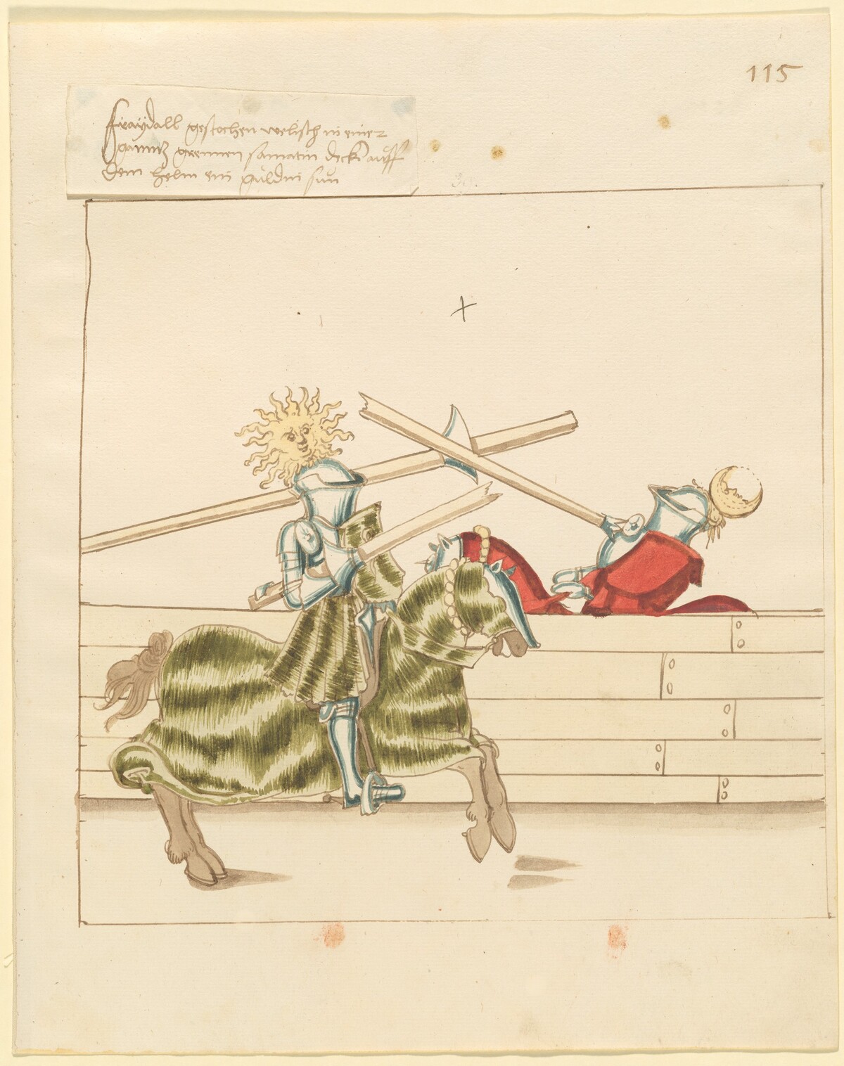 Italian Joust of Peace by German 16th Century