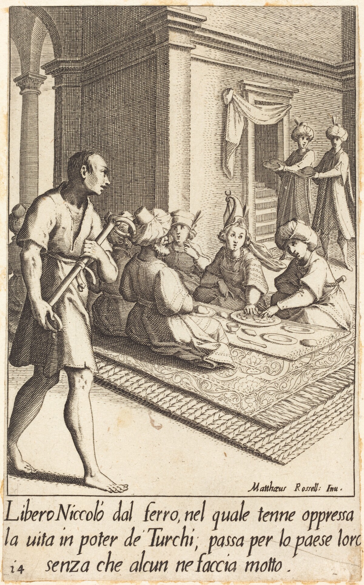 Niccolo by Jacques Callot after Matteo Rosselli
