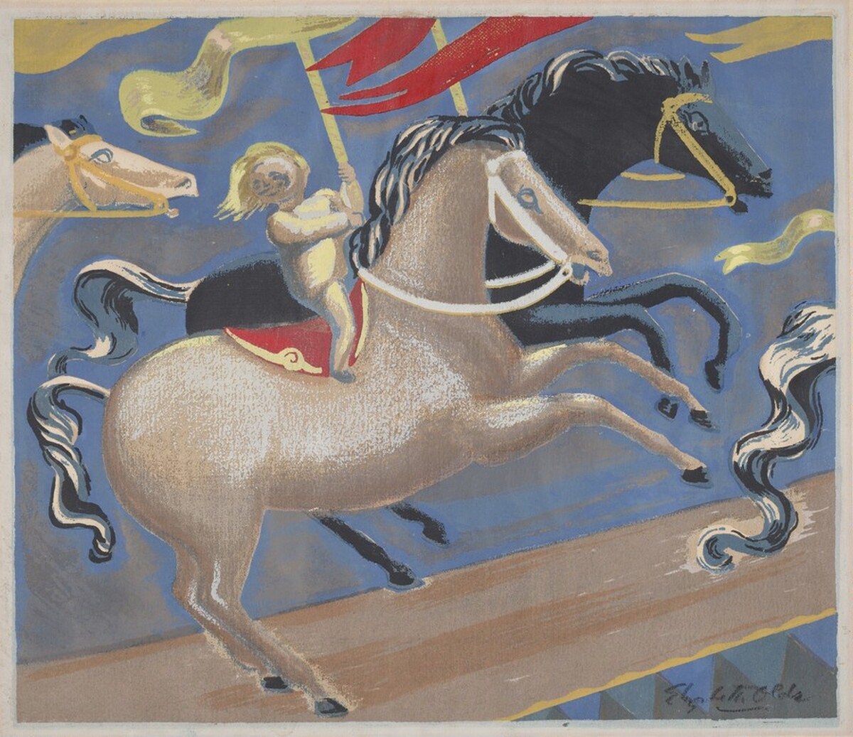 The Carousel by Elizabeth Olds