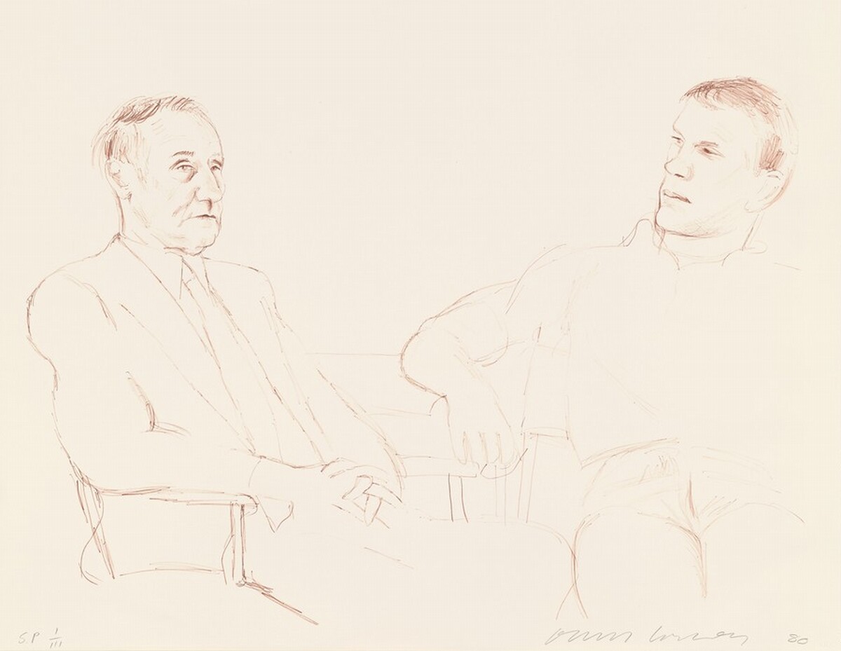 Bill and James II [special proof] by David Hockney