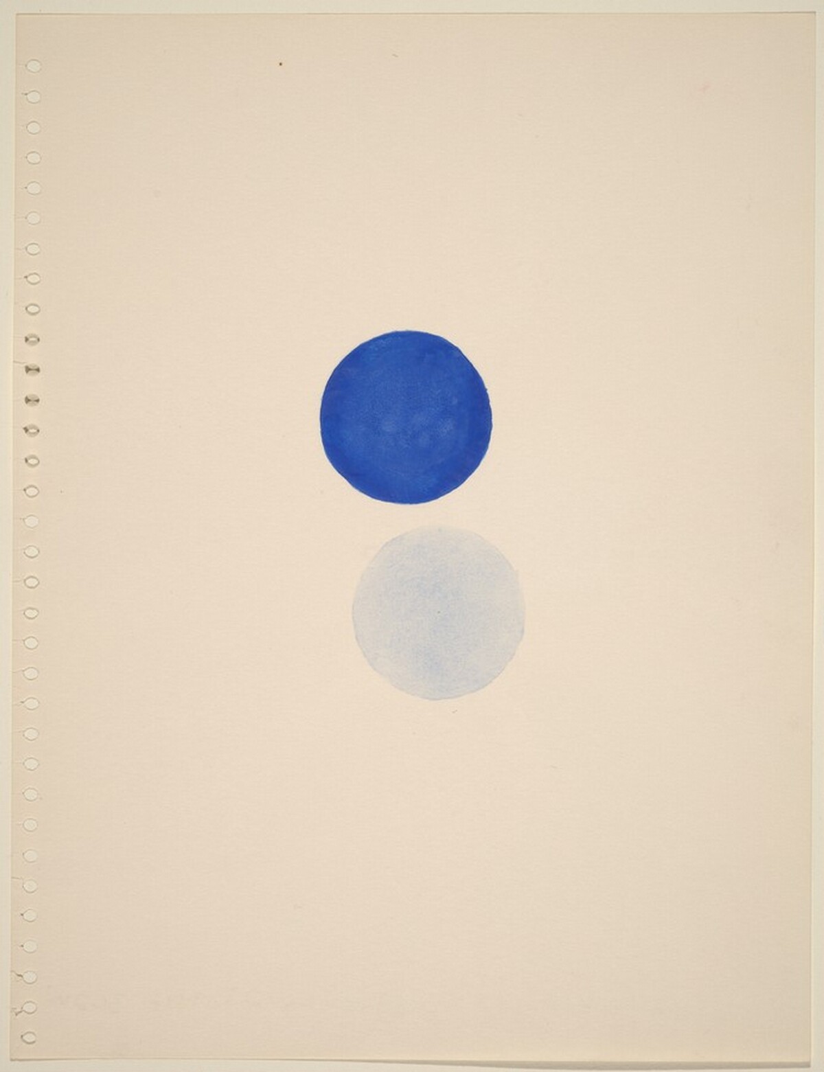 II Blue and Pale Blue (Dallas) by Richard Tuttle