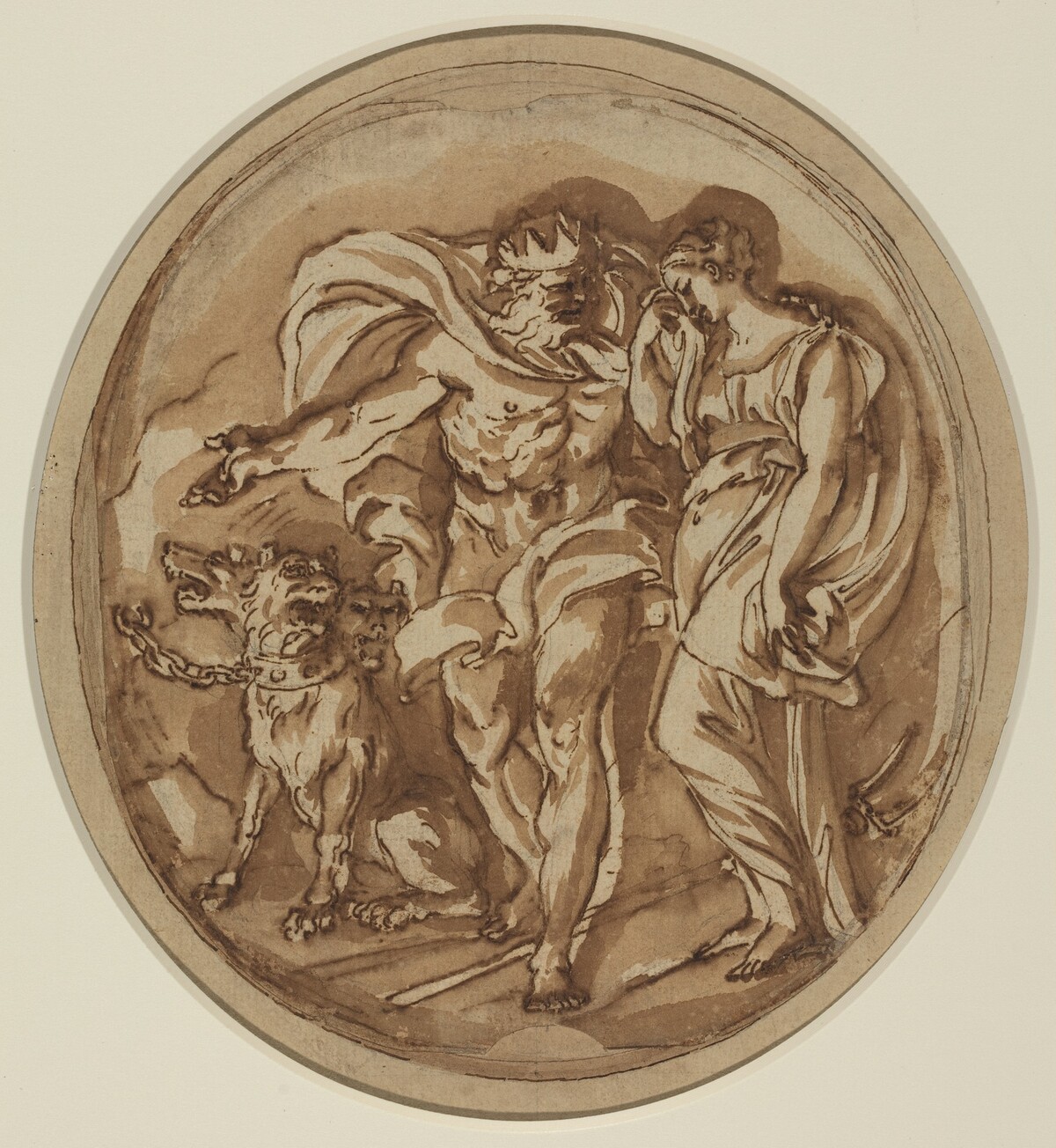 Pluto Bringing Proserpine to the Gates of Hell by Carlo Maratta