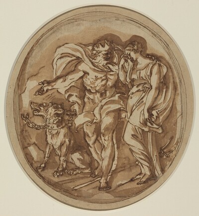 Pluto Bringing Proserpine to the Gates of Hell