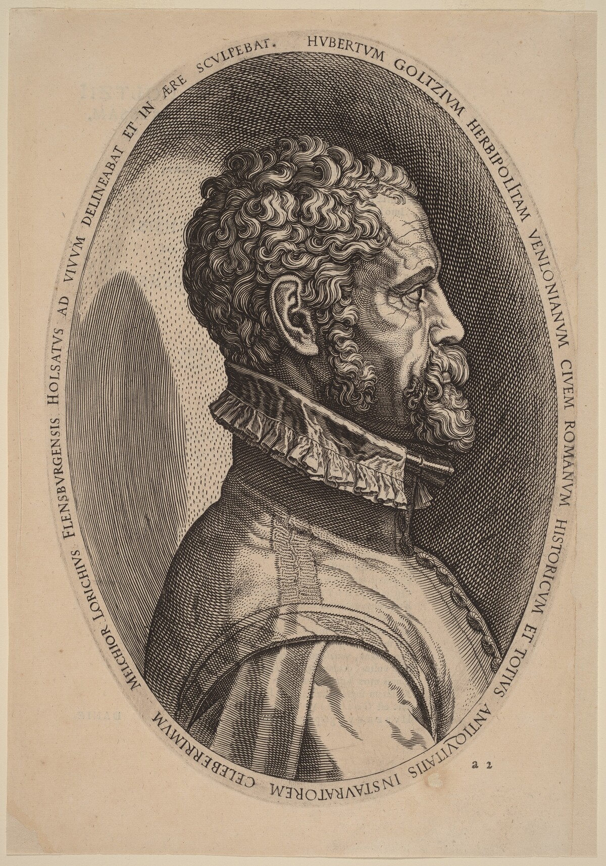 Hubert Goltzius by Melchior Lorch