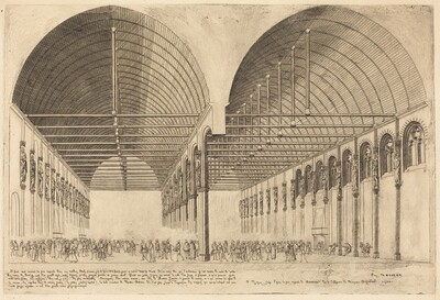 La salle des pas-perdus à l'ancien Palais-de-Justice, Paris (The Antechamber of the Palace of Justice, Paris)