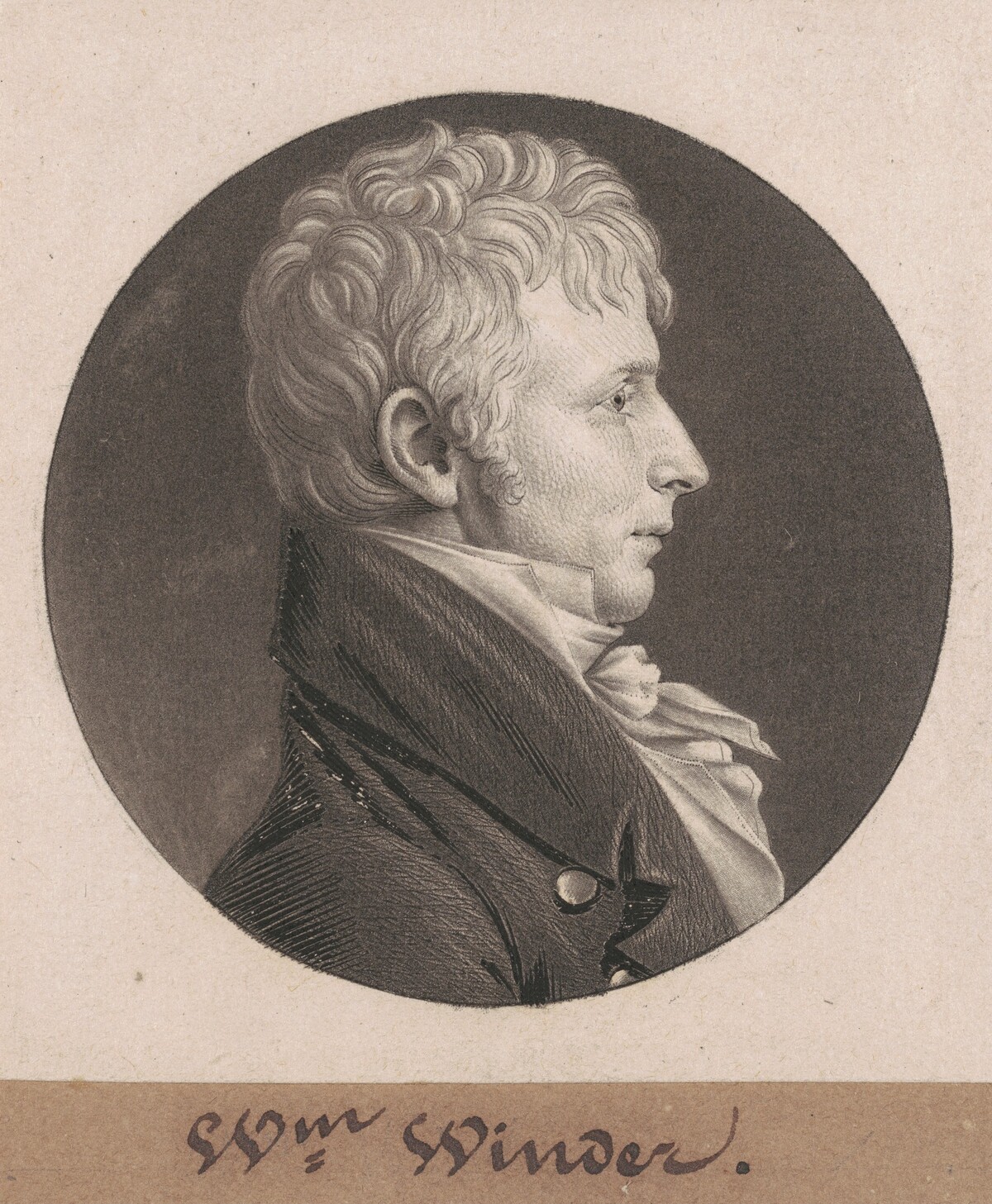 William Henry Winder by Charles B. J. Févret de Saint-Mémin
