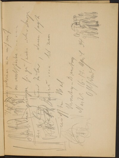 Skizze und Notizen (Small Sketches with Notations) [p. 31]