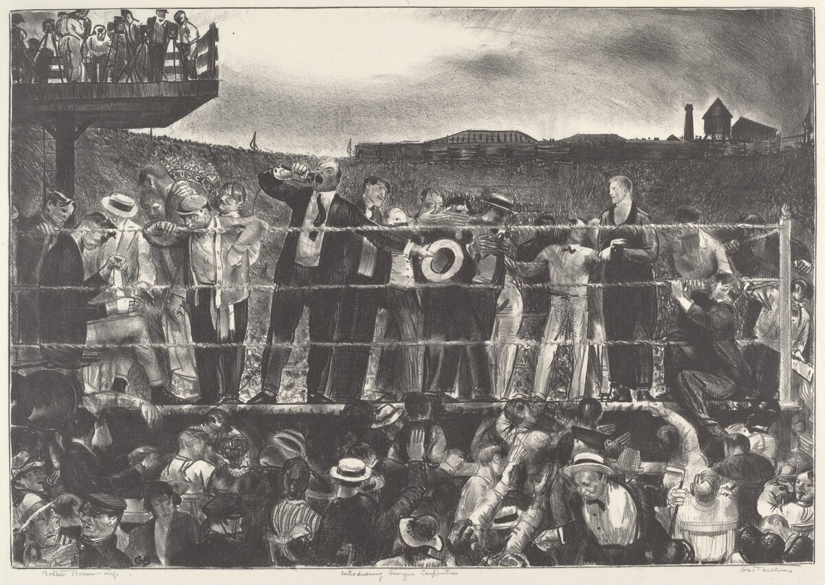 Introducing Georges Carpentier by George Bellows