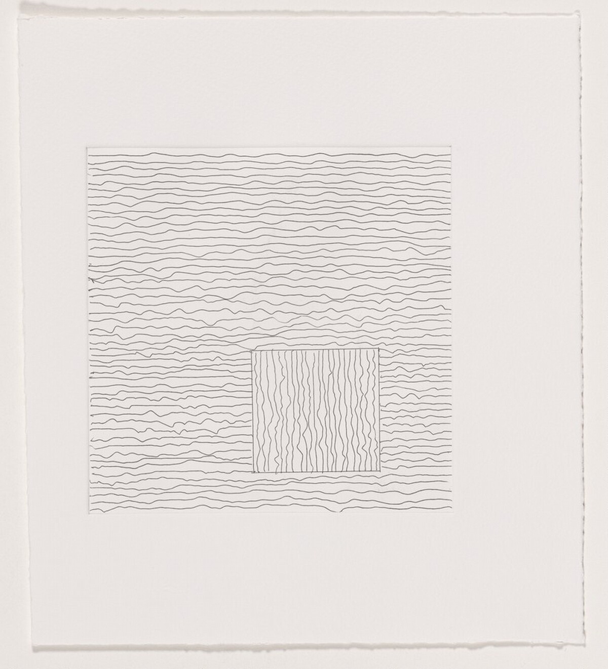Untitled (unpublished) 3C [working proof 1] by Sol LeWitt