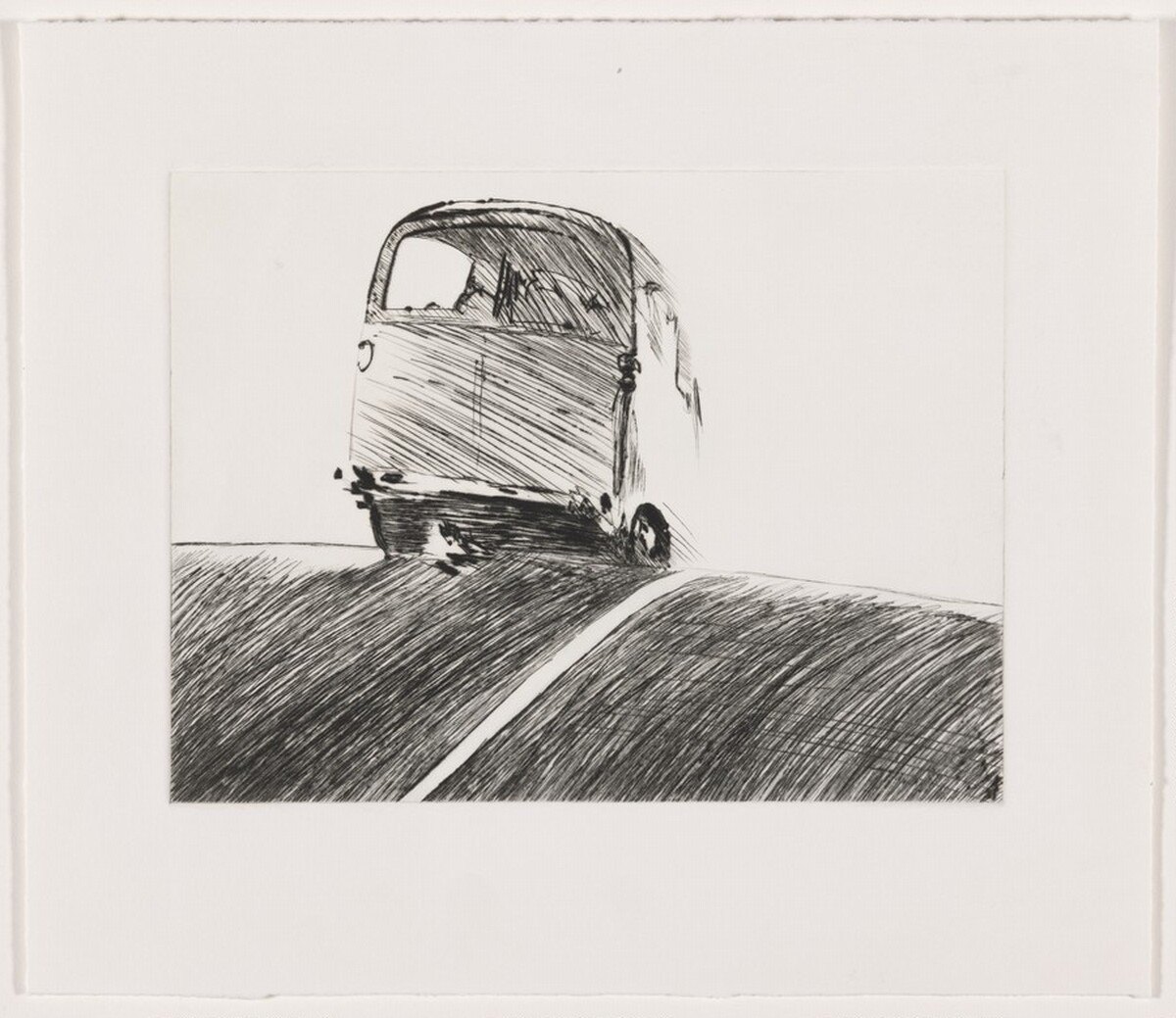 Van [working proof 14] by Wayne Thiebaud