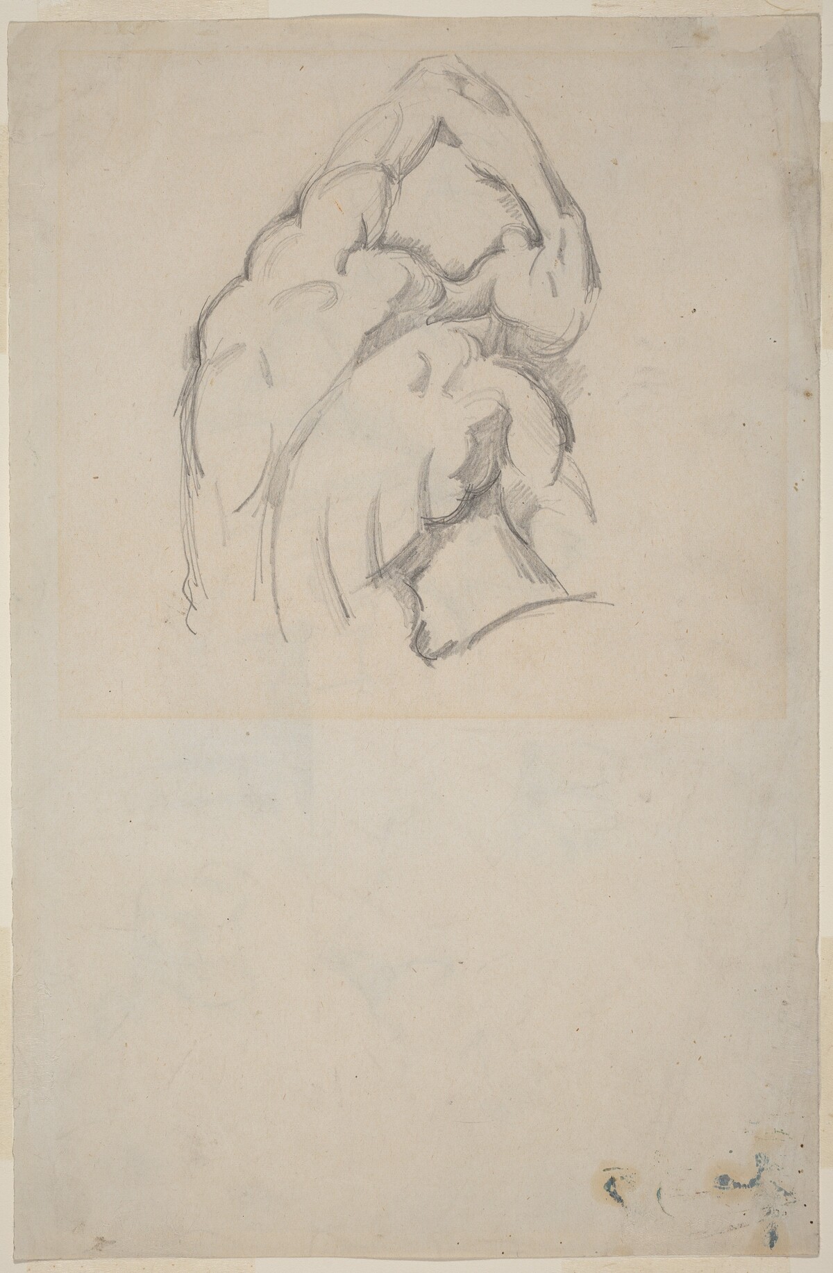 Study of the "Ecorché" [recto] by Paul Cezanne