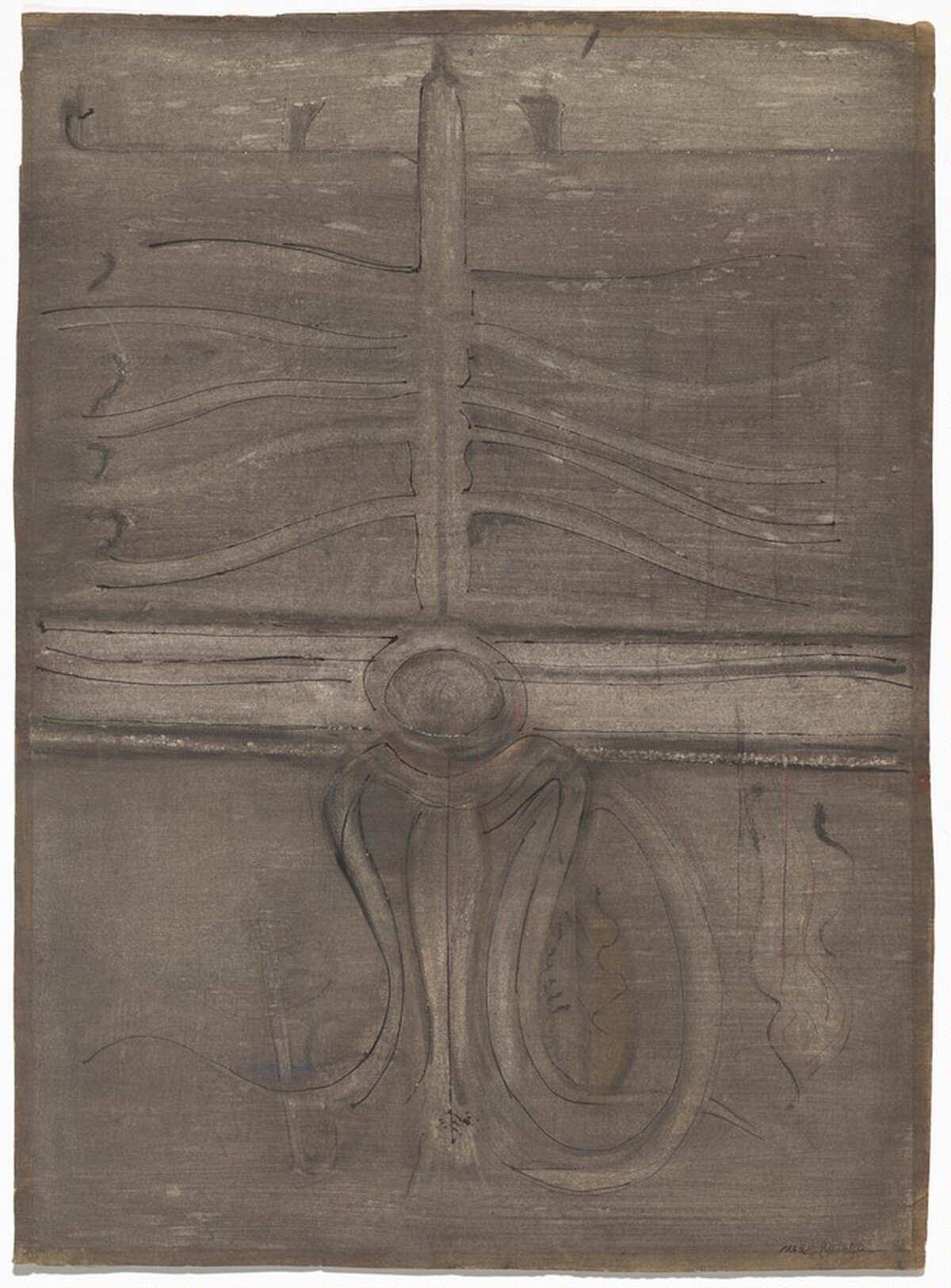 Totemic Sign / Totem Sign by Mark Rothko