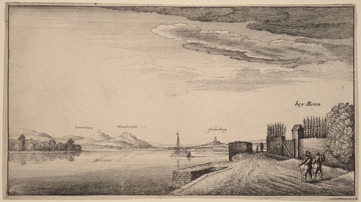 View of Lewenberg by Wenceslaus Hollar